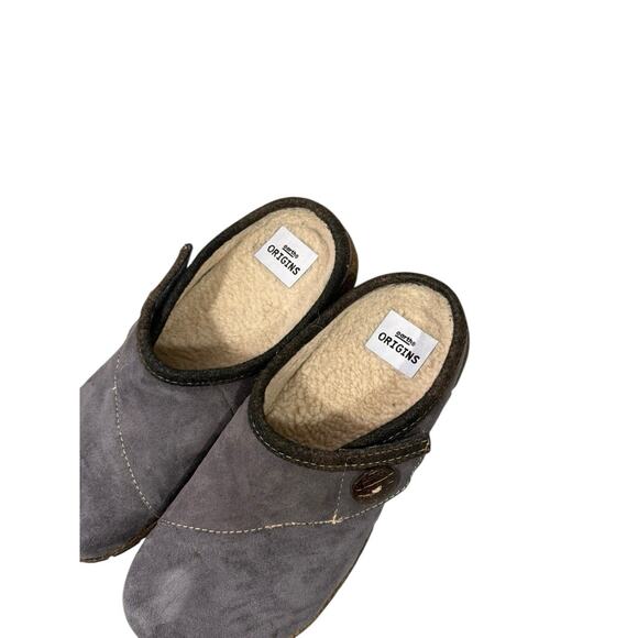 Earth Origins Slip-On Clogs - Ezra Gray Grey Women’s Size 7 Excellent Round Toe - Picture 3 of 8